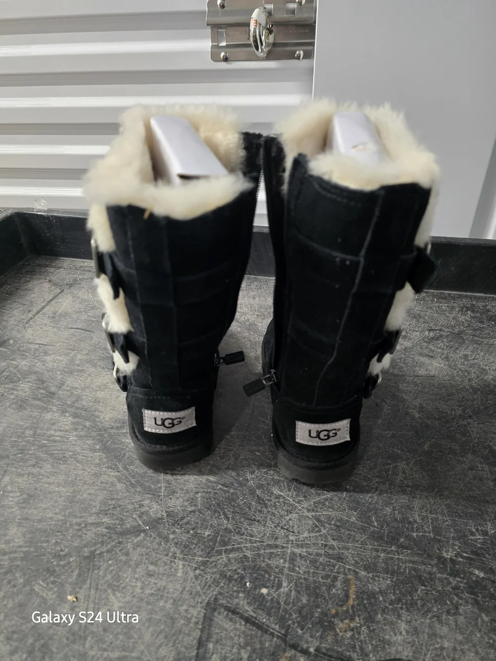 UGG black suede